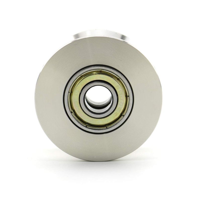 Heyous V Groove Stainless Steel Silent Pulley - 600LB, Silver Tone - Image 2
